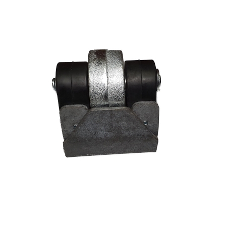 Odbój metalowo-gumowy ROLL-STOP 140x120x110 pojedyncza rolka metalowa